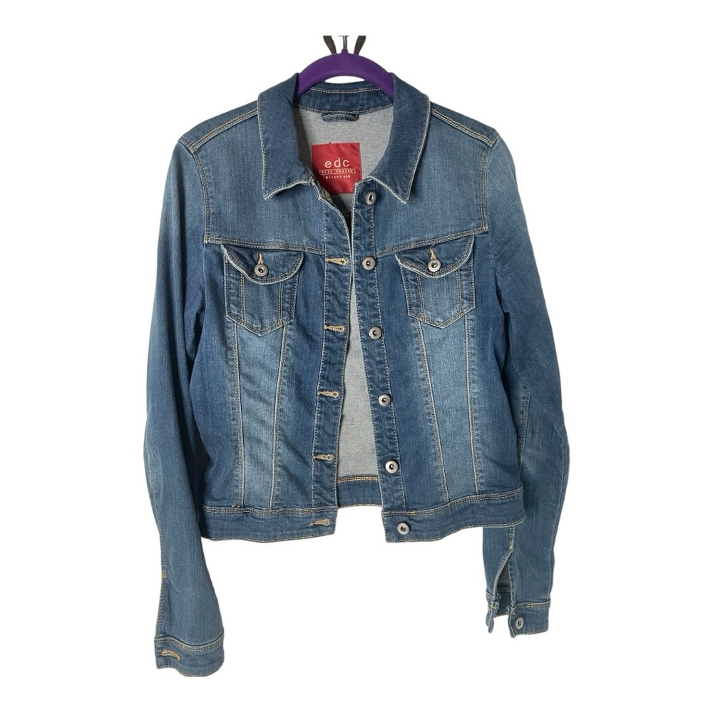 EDC Vintage Denim Jean Cotton Jacket Sz Med